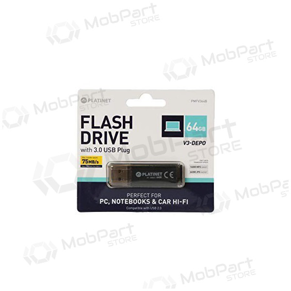 Memoria Platinet 64GB USB 2.0