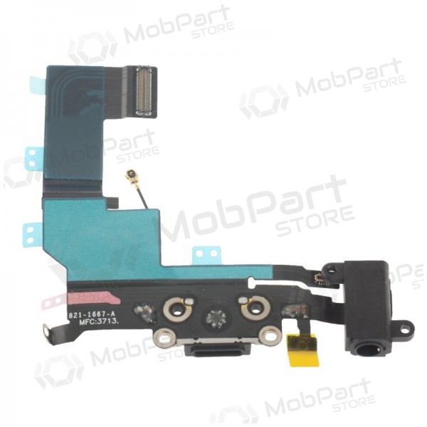 Apple iPhone 5S modulo de carga (negro) Apple iPhone 5S modulo de carga (negro)