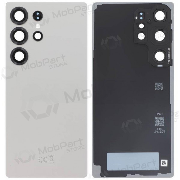 Tapa trasera para Samsung Galaxy S25 Ultra (gris) (original)
