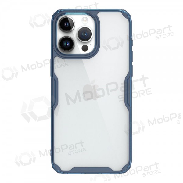 Apple iPhone 15 funda „Nillkin Nature Pro“ (azul)