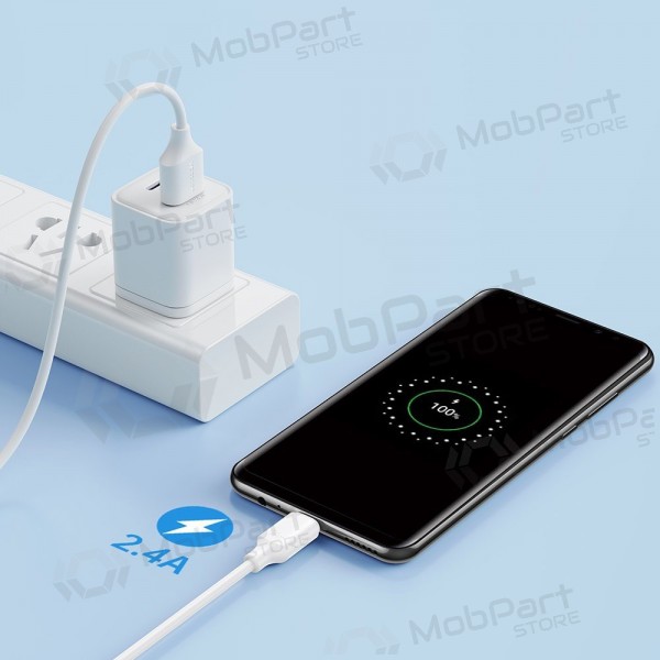 USB cable Joyroom S-UM018A9 USB to MicroUSB 2.4A 1.0m blanco
