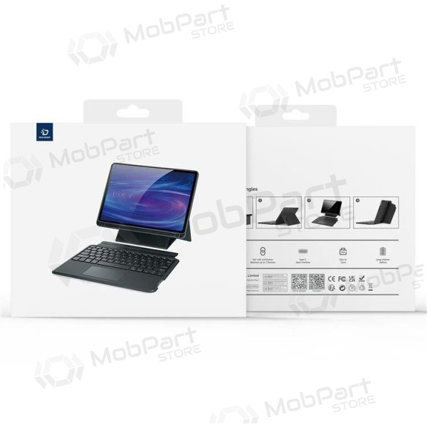 Funda para Apple iPad Pro 11 2024, 2025 con teclado - Dux Ducis DK (negra)
