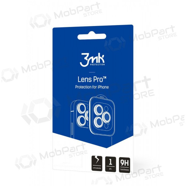 Apple iPhone 16 Pro, 16 Pro Max protector de cristal templado para la cámara 