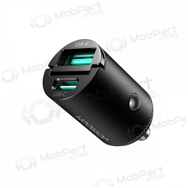 Cargador de coche Joyroom JR-CCN18 65 W USB-C + USB-A negro