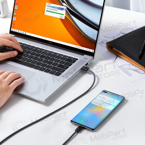 USB cable Baseus Dynamic 100W USB-A to Type-C 1.0m gris CALD000616