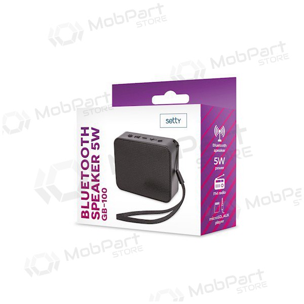 Altavoz portátil Bluetooth Setty Speaker W5r (negro)