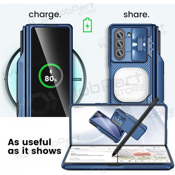 Funda para Samsung Galaxy Z Fold4 - Nillkin CamShield Pro (azul)