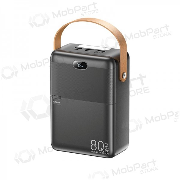 Batería externa Power Bank Remax RPP-118 22.5W 80000mAh negro