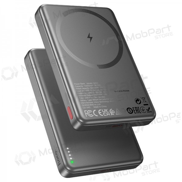 Batería externa Power Bank Hoco Q26A PD20W Magnetic 10000mAh negra