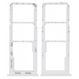 Samsung Galaxy A13 A135 / A137 Titular de la tarjeta SIM (blanco) (service pack) (original)