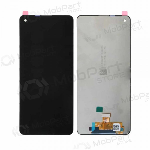 Ekranas Samsung A217F A21s su lietimui jautriu stikliuku Black ORG
