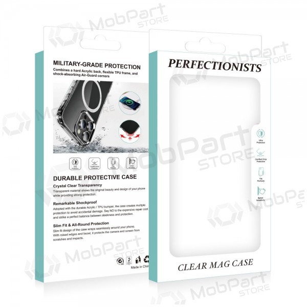 Funda para Apple iPhone 13 mini - Perfectionists Clear Mag Case (transparente)