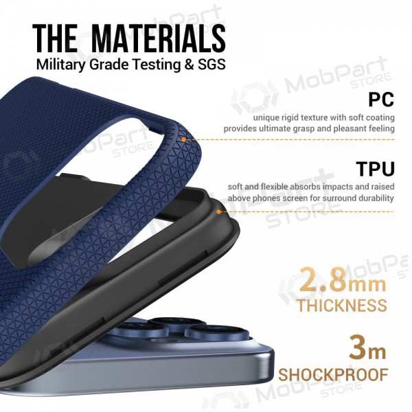 Apple iPhone 14 Pro funda „Perfectionists“ (azul oscuro)