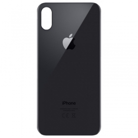 Apple iPhone X tapa trasera de la batería gris (space grey) (bigger hole for camera)
