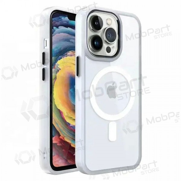 Funda para Apple iPhone 15 Plus - Premium Mag Cover (blanco)