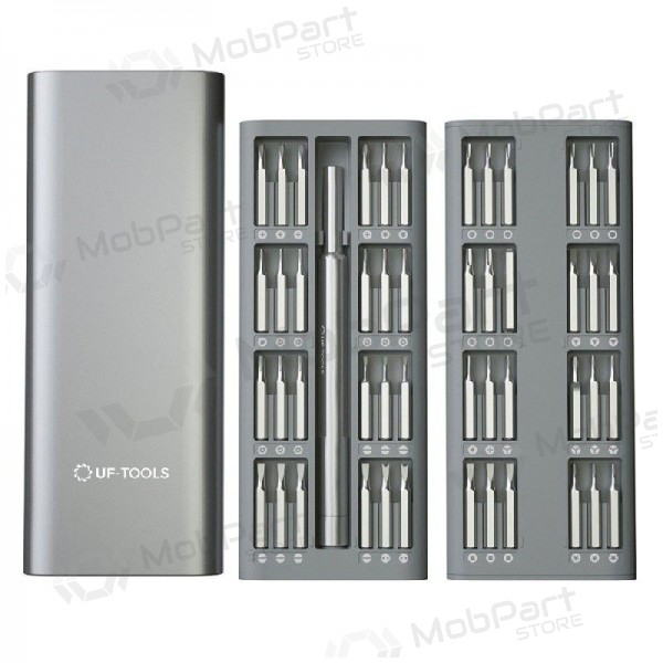 Atsuktuvų rinkinys UF-TOOLS su 48piezas antgalių rinkiniu