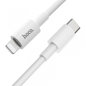 Cable Lightning Hoco X56 USB-C a Lightning 1 m PD blanco