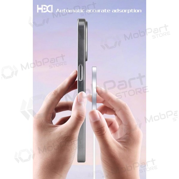 Funda HDD Electro MagSafe Case Apple iPhone 15 gris