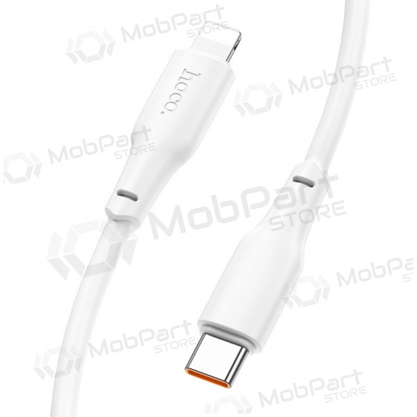 USB cable Hoco X93 60W USB-C to USB-C 1.0m blanco