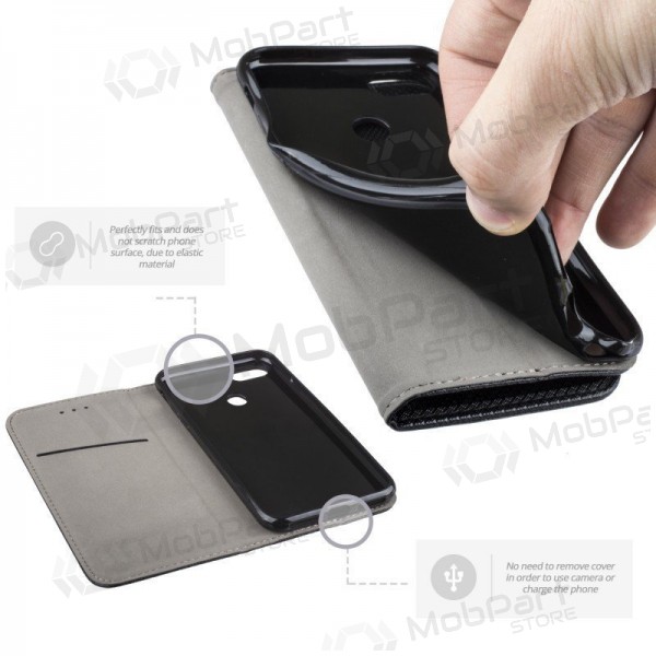 Xiaomi Redmi A7 4G / Redmi A5 / Poco C71 (171,7x77,8x8,26) funda - Smart Magnet negro