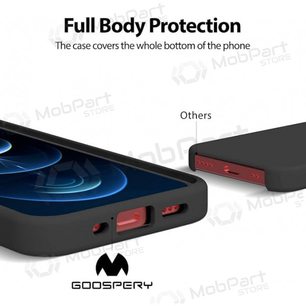 Funda para Apple iPhone 11 Pro Max Mercury - Silicone Case (negra)