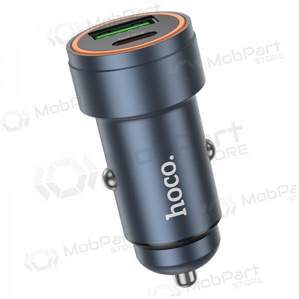 Cargador de coche Hoco Z57A 30 W USB-C + USB-A