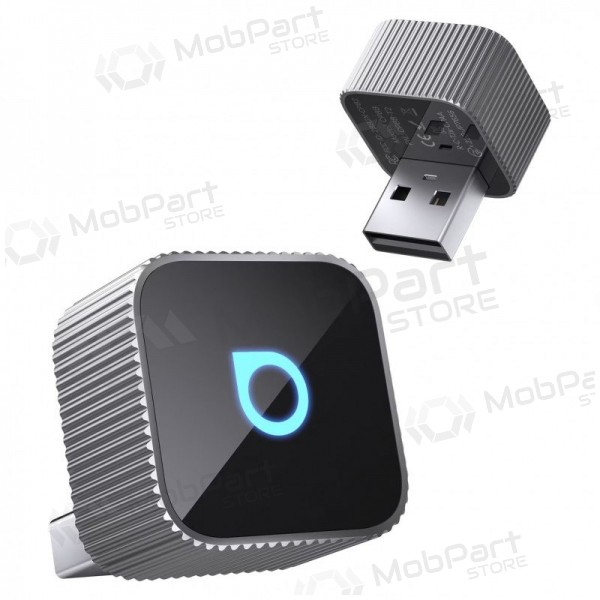 Adaptador inalámbrico CarPlay / Android Auto Ottocast Mini Cube CP88-T2 plateado