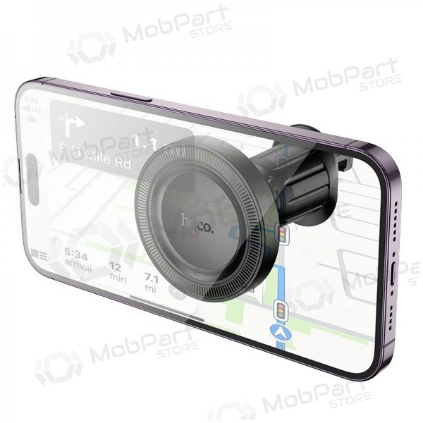 Soporte para teléfono de coche Hoco H56 (air vent) negro