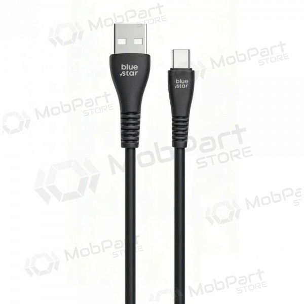 Cable Lightning Blue Star PJ-DG4-A USB-A a Lightning 1 m negro