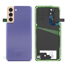 Samsung G991 Galaxy S21 5G tapa trasera de la batería (Phantom Violet) (usada grade C, original)