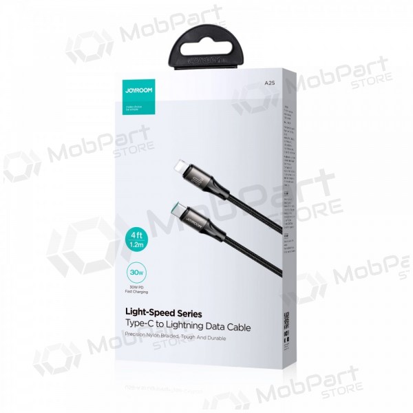 USB cable Joyroom SA25-CL3 USB-C to Lightning 30W 1.2m negro