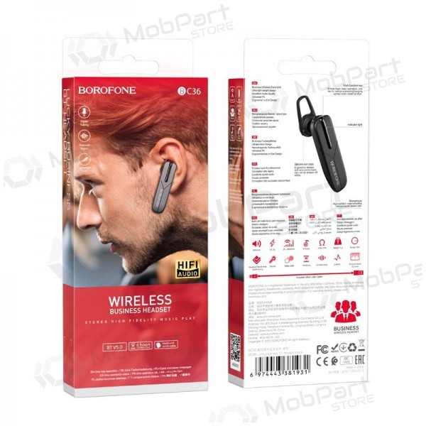 Inalámbrica manos libres Borofone BC36 negro