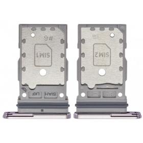 Soporte de tarjeta SIM para Samsung Galaxy S23 Ultra (lavanda) (original)