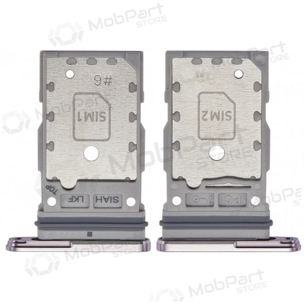 Soporte de tarjeta SIM para Samsung Galaxy S23 Ultra (lavanda) (original)
