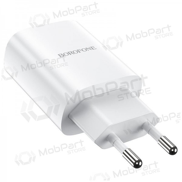 Cargador Borofone BN1 2.1A (blanco)