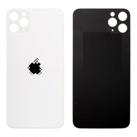 Apple iPhone 11 Pro tapa trasera de la batería (plata) (bigger hole for camera)