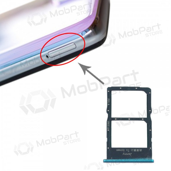 Huawei P40 Lite Titular de la tarjeta SIM verde (Emerald Green)