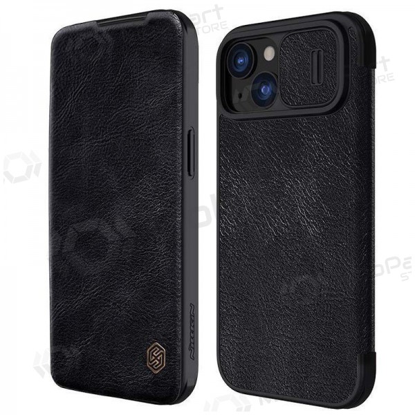 Apple iPhone 14 Plus funda „Nillkin Leather“ (negro)