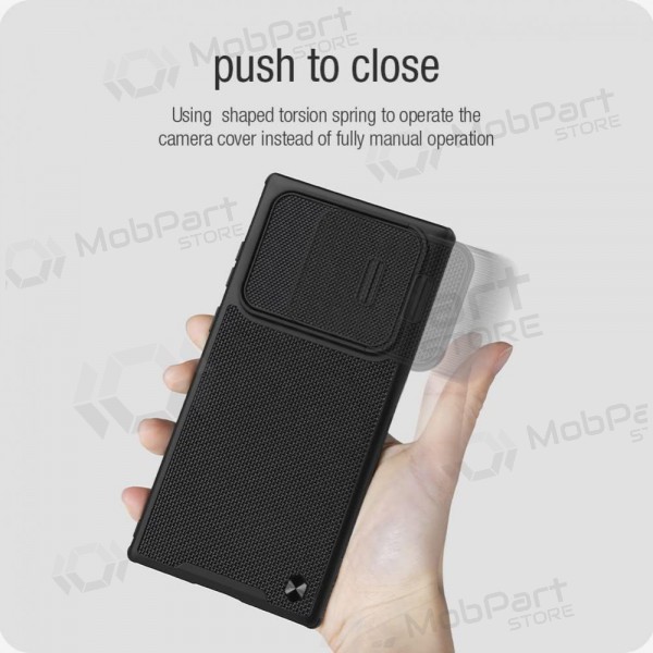 Xiaomi Redmi Note 12 5G / Poco X5 funda „Nillkin Textured Case“ (negro)