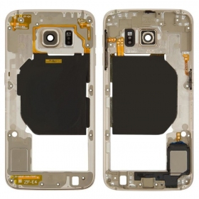 Samsung G920F Galaxy S6 marco interno (dorado) (usada Grade B, original)