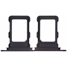 Soporte de tarjeta SIM para Apple iPhone 16 Pro, 16 Pro Max (negro)