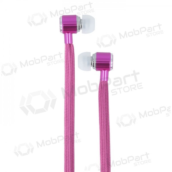 Manos libres Forever Swing Music 3,5mm (rosado)