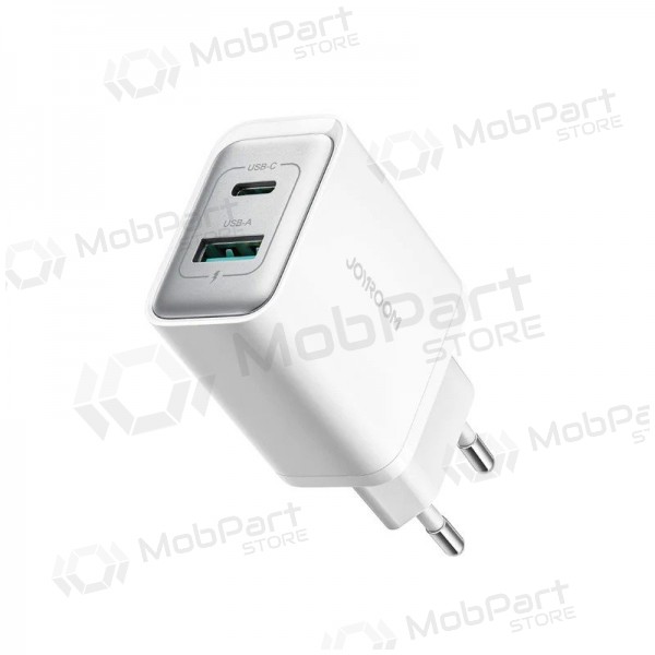 Cargador Joyroom JR-TCF15 USB-C/USB-A 30W blanco