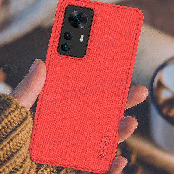 Xiaomi Redmi Note 12 5G / Poco X5 funda „Nillkin Frosted Shield“ (rojo) Xiaomi Redmi Note 12 5G / Poco X5 funda „Nillkin Frosted Shield“ (rojo)