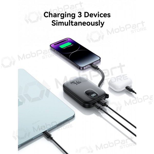 Batería externa Power Bank Joyroom JR-PBF18 22.5W con cable Lightning 10000mAh negra