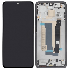 Pantalla Xiaomi Poco X7 Pro 5G (amarilla) (con marco) (original)
