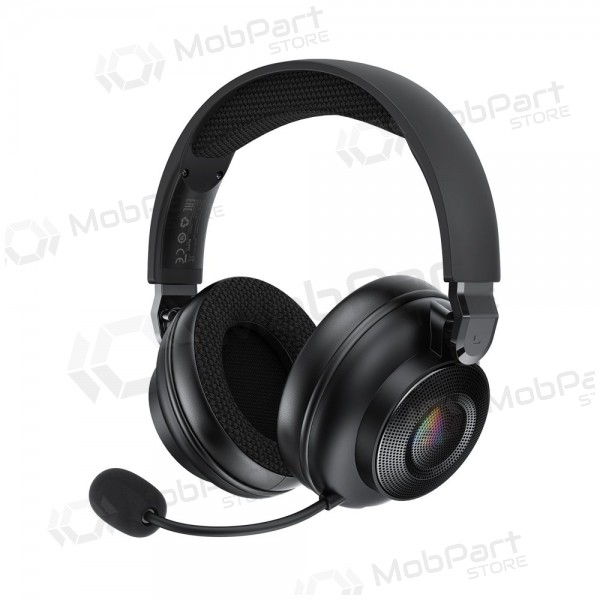 Auriculares inalámbricos Acefast H15 Gaming circumaurales con micrófono USB-C negros