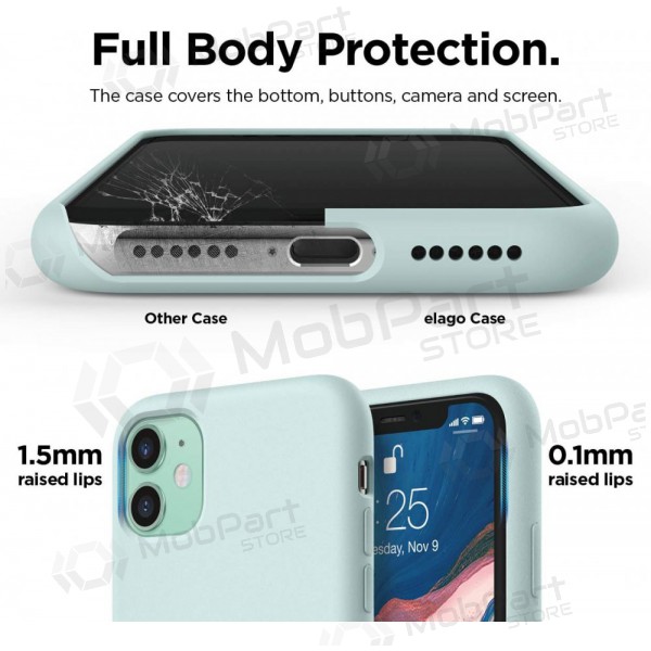 Funda para Apple iPhone 16 -Liquid Silicone- 1.5mm (menta)