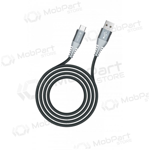 Cable USB Devia Shark Tipo-C 1.5m 5A (blanco)