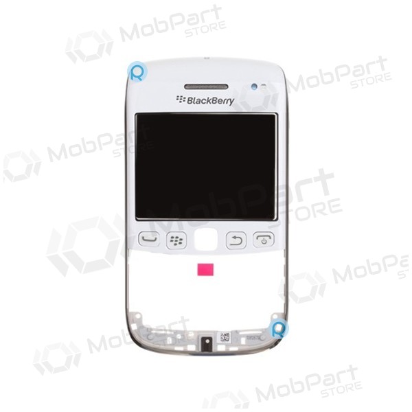Cristal táctil BlackBerry 9790 con marco frontal y altavoz (blanco) (usado, original)